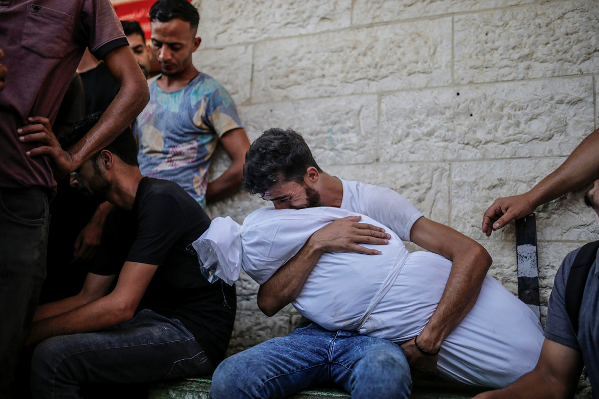 Israeli airstrike kills several members of a family in central Gaza Strip